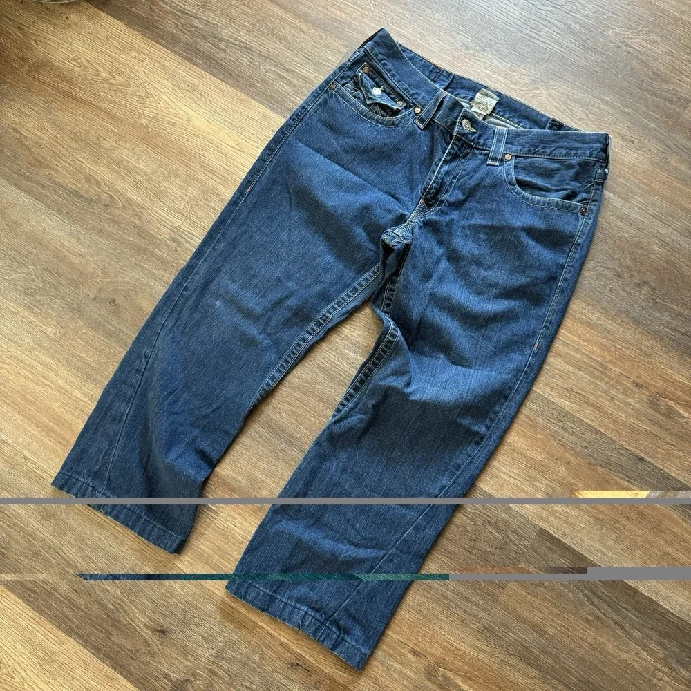 True Religion Joey Jeans Flap Pocket‎ Blue Men's Sz *38x26 READ
